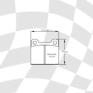 PAGID E4304 RS42 PADS (MDB1002)