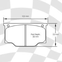 MINTEX MDB1541 M1166 RACING PADS