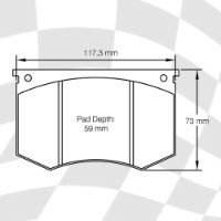 MINTEX MGB526 M1166 RACING PADS