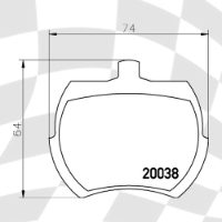 MINTEX MLB37 M1144 PERFORMANCE PADS