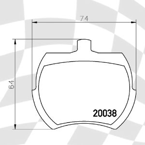 MINTEX MLB37 M1144 PERFORMANCE PADS