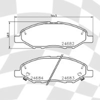 MINTEX MDB3009 STANDARD BRAKE PADS