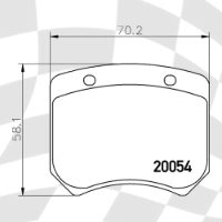 MINTEX 20 F2R 14.50 RACING PADS