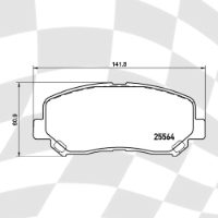 MINTEX MDB3292 STANDARD BRAKE PADS