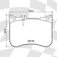 MINTEX MDB3279 STANDARD BRAKE PADS