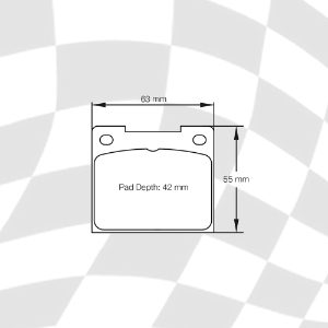 PAGID E3102 RS14 PADS (MGB533 )