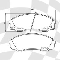 MINTEX MDB2921 STANDARD BRAKE PADS