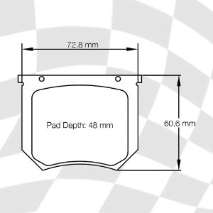 MINTEX 504 F2R 17.60 RACING PADS