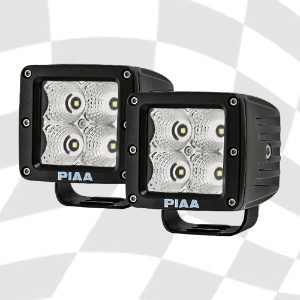 QUAD 3 inch CUBE LED LIGHTBAR, FLOOD - 6000K, 24W. PAIR