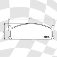 MINTEX MDB1310 STANDARD BRAKE PADS