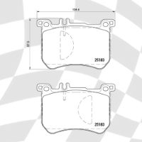 MINTEX MDB3288 STANDARD BRAKE PADS