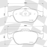 MINTEX MDB2884 STANDARD BRAKE PADS