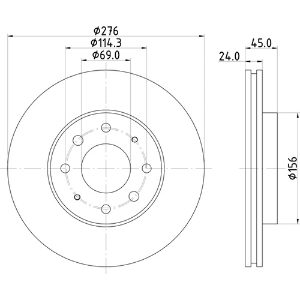 MINTEX MDC1507 STANDARD DISCS