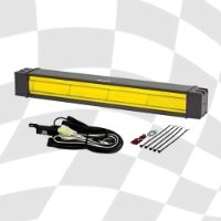 LED bar single fog lamp with harness 18" - Ion Yellow