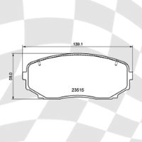 MINTEX MDB2885 STANDARD BRAKE PADS