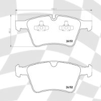 MINTEX MDB2995 STANDARD BRAKE PADS