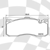 MINTEX MDB2974 M1144 PERFORMANCE PADS