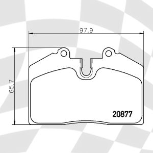 MINTEX 1456 F4R 18.00 RACING PADS