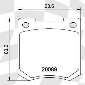 MINTEX MGB535 M1166 RACING PADS