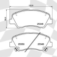 MINTEX MDB3276 STANDARD BRAKE PADS