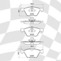 MINTEX MDB3002 STANDARD BRAKE PADS