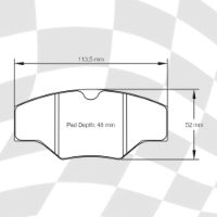 MINTEX MDB1284 M1166 RACING PADS