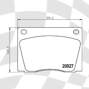 MINTEX MGB522 M1166 RACING PADS