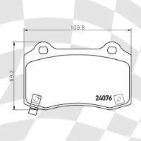 MINTEX MDB2997 STANDARD BRAKE PADS