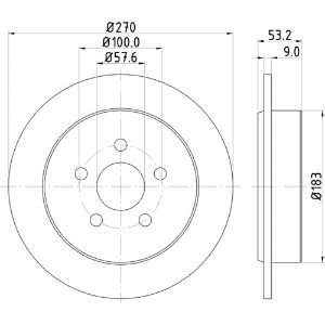 PAIR MINTEX STD DISCS