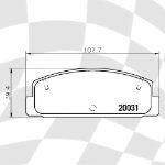 MINTEX 1350 F6R 13.00 RACING PADS