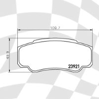 MINTEX MDB2540 STANDARD BRAKE PADS