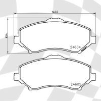 MINTEX MDB3000 STANDARD BRAKE PADS