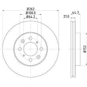 MINTEX STANDARD DISCS (PAIR)