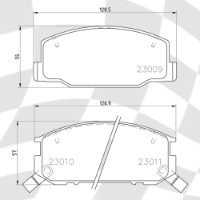 MINTEX 1546 F6R 18.00 RACING PADS