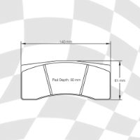 PAGID E1616 RST5 PADS (16.00mm)