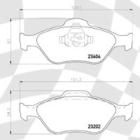 MINTEX MDB2314 M1144 PERFORMANCE PADS*