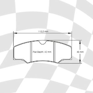 PAGID E1749 RS42 PADS (MDB1200)