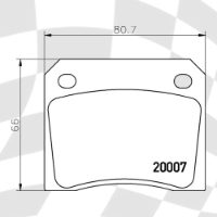 MINTEX MGB521 M1166 RACING PADS