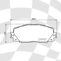 MINTEX MDB3003 STANDARD BRAKE PADS