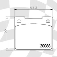 MINTEX MGB533 M1166 RACING PADS