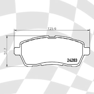 MINTEX 2875 F4R RACING PADS