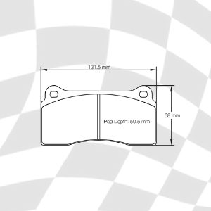 PAGID E1287 RS15 PADS (MDB 1976)