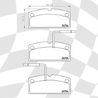 MINTEX MDB2994 STANDARD BRAKE PADS