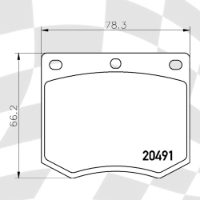 MINTEX MGB633 M1155 RACING PADS