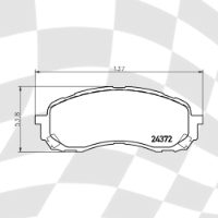 MINTEX MDB2723 STANDARD BRAKE PADS